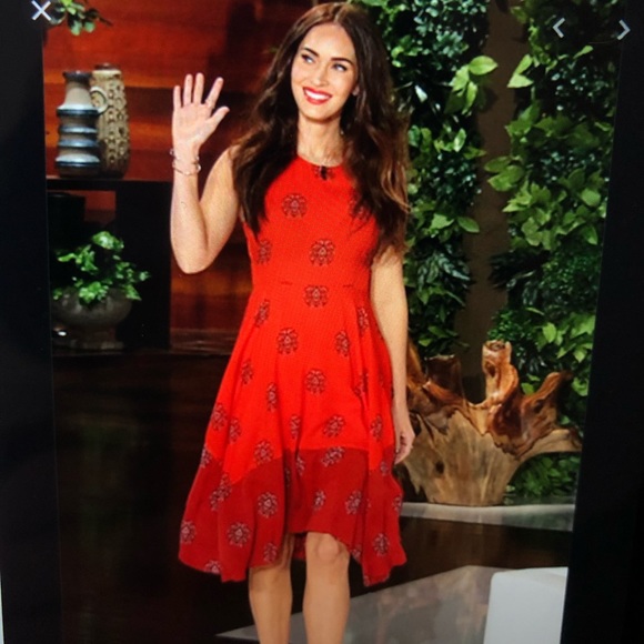 A.L.C Elisa Silk Sleeveless Red Dress, Size 2. - Picture 2 of 11